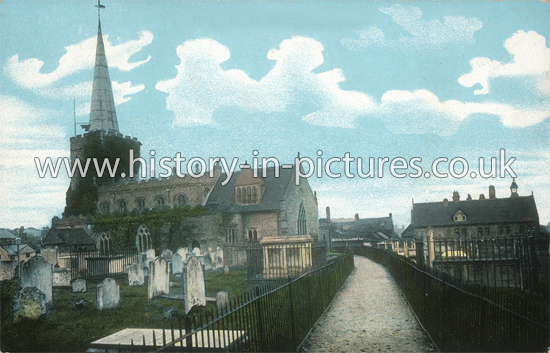The Church, Great Baddow, Essex. c.1910